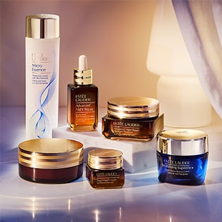 photo of estee lauder nighttime skincare 